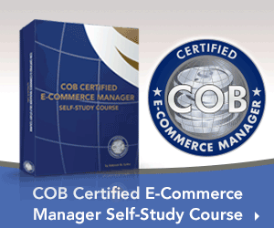 Get the COB Certified E-Commerce Manager Self-Study Course
